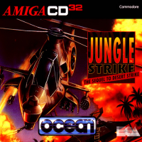 Jungle Strike PAL Amiga CD32 PAL box art